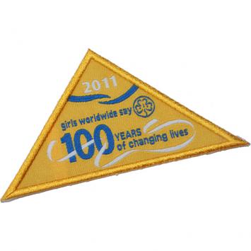 Insigne du Centenaire 2011 (jaune) par sachet de 10*