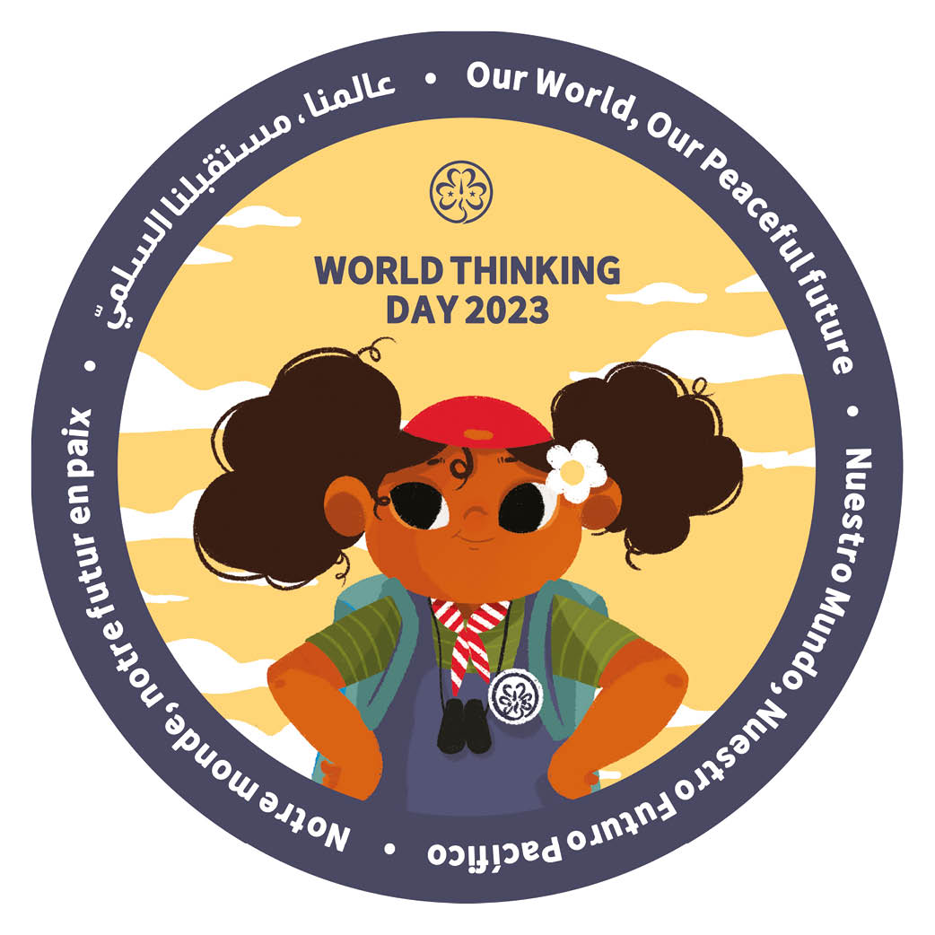 WAGGGS World Thinking Day PRE ORDER 2023 World Thinking Day Badges