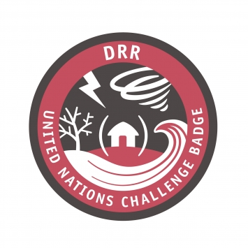 Disaster Risk Reduction - UN Challenge Badge (Pack of 10)