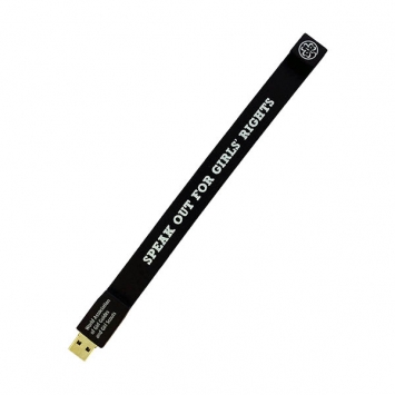 Stop the Violence USB wristband - 256 meg capacity