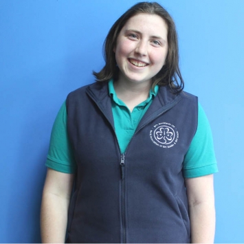 Ladies’ Navy Fleece Gilet