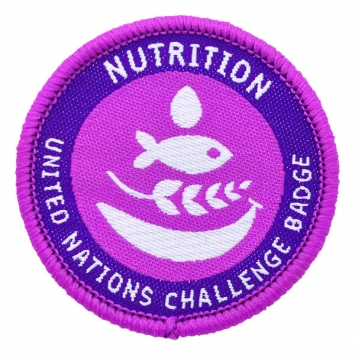 Nutrition - UN Challenge Badge (Pack of 10)